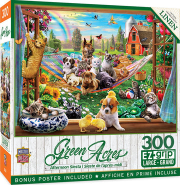 Afternoon Siesta 300 Piece Large Ez Grip Jigsaw Puzzle