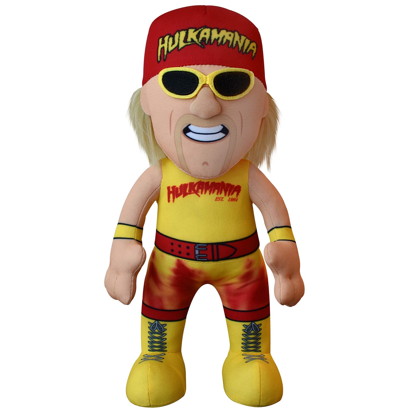 Bleacher Creatures Wwe Hulk Hogan 10' Plush Figure - A Wrestling Superstar For Play Or Display