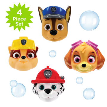 Ginsey Nickelodeon'S Paw Patrol Bath Squirters, Pvc, Paw Patrol Bath Toy Set, Multicolor, 4-Piece, Kid