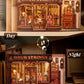 Book Nook Kit  3D Wooden PuzzleDIY Miniature House Kits for mature-themed and Teens  Tiny House Building Kit Booknook Bookshelf Decor  DIY Craft Gifts for Family and Friends & Music Lovers (Bach Strings)
