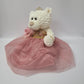 KINNEX COLLECTIONS SINCE 1997 20 Quince Anos Quinceanera Last Doll Teddy Bear with Dress (Centerpiece) ~ ARC16831-32 (Dusty Rose