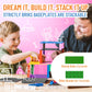 Strictly Briks Compatible With Lego Classic Stackable Baseplates, Building Bricks For Towers, Shelves, And More, Red, Green, Blu