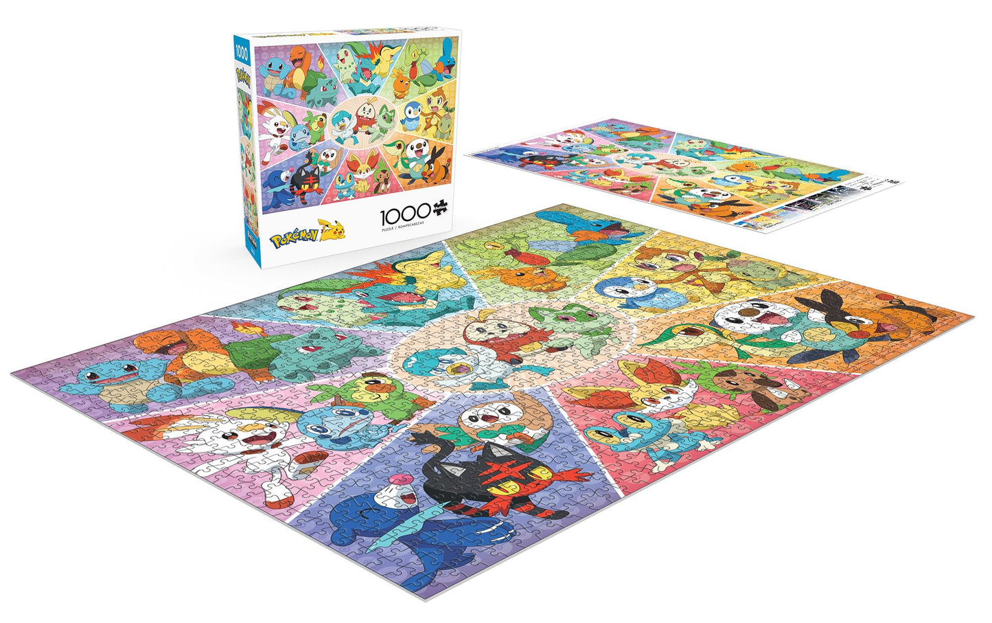 Buffalo Games Pokemon 1000 Piece Jigsaw Puzzle - Large Multicolor Cardboard - 26.75 x 19.75 - Perfect for Game Nights