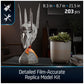 4D Build Sauron Helmet 3D Model Kit, 203 Pieces, Plastic Collectible Puzzle, Adult Building Toy