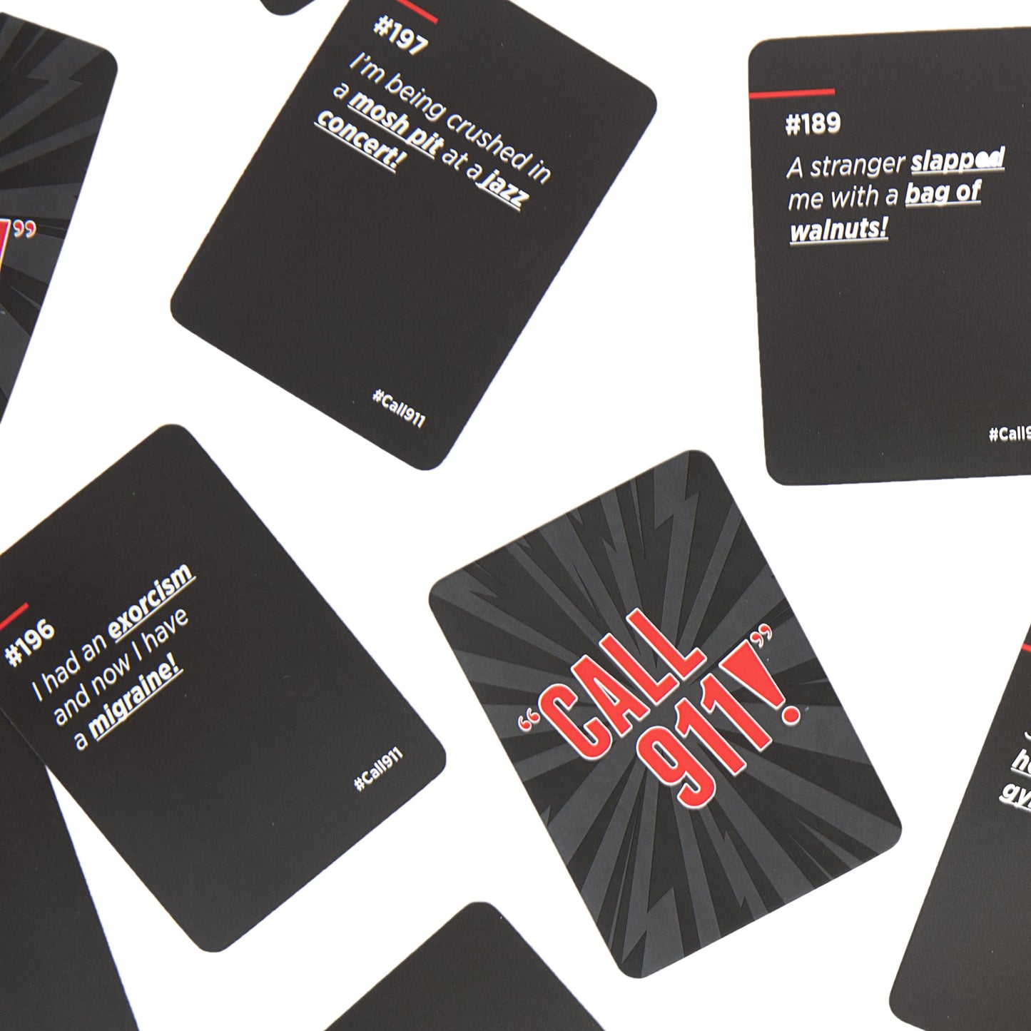 Dss Games Call 911! | A Family Game Of Unexpected Emergencies | Family Card Games For Adults & Kids, 200 Emergency Prompts | Fun Card Games For Family Game Nights, Gatherings & Parties | Ages 14 Up