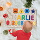 Custom Wooden Name Puzzle  Toddler Toys  Baby Girl Gifts  Gift for Kids  1st Birthday Gift  Unique New Baby Gifts  Wooden Puzzle