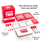The World Game Answer This Couples Card Game - Relationship & Conversation Game for Date Night - Model ATC-2302-DE12 - Paper, Couples