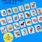 Spark Innovations Animal Matching Cards, Kids Game, Memory Game With Animal Picture Cards, Toddler Games, Matching Game, Prescho