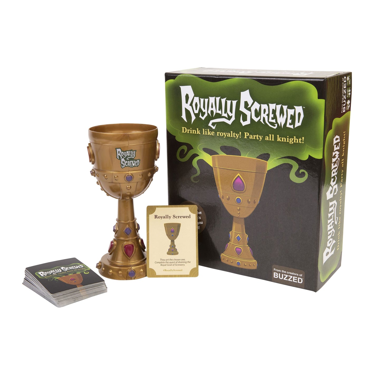 What Do You Meme Royally Screwed - The Competitive Party Game Where You May Get Screwed - by The Creators of Buzzed
