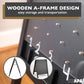 Ilyapa Board Large Prize Drop Game, 21 X 30 Double Sided Penny Drop & Wooden A-Frame Chalkboard Sign for Trade Show - Game Board