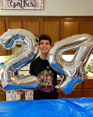 60 Balloon Number, Silver Number 60Th Birthday Balloons 40 Inch, 60 Years Old Silver Birthday Decorations For Men Women, 60Th An