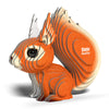 Eugy Squirrel 3D Puzzle, 36 Piece Eco-Friendly Educational Toy Puzzles For Boys, Girls & Kids Ages 6+