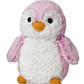 Aurora® Playful Pompom Penguin™ Stuffed Animal - 6 Inch Pink Polyester Plush Toy - Model 09821
