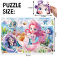Jumbo Floor Puzzle for Toddlers & Kids Ages 3-5, 48-Piece Mermaid and Underwater Large Jigsaw Puzzle with Educational Fun, Great