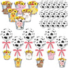 RimCereal 48 Pcs 6 Set Farm Animal Balloon Centerpieces for Table Decoration Farm Baby Shower Cow Balloons Stand Kit with Metal 