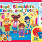 Head, Shoulders, Knees, & Toe Puzzle W/Sound 24Pc