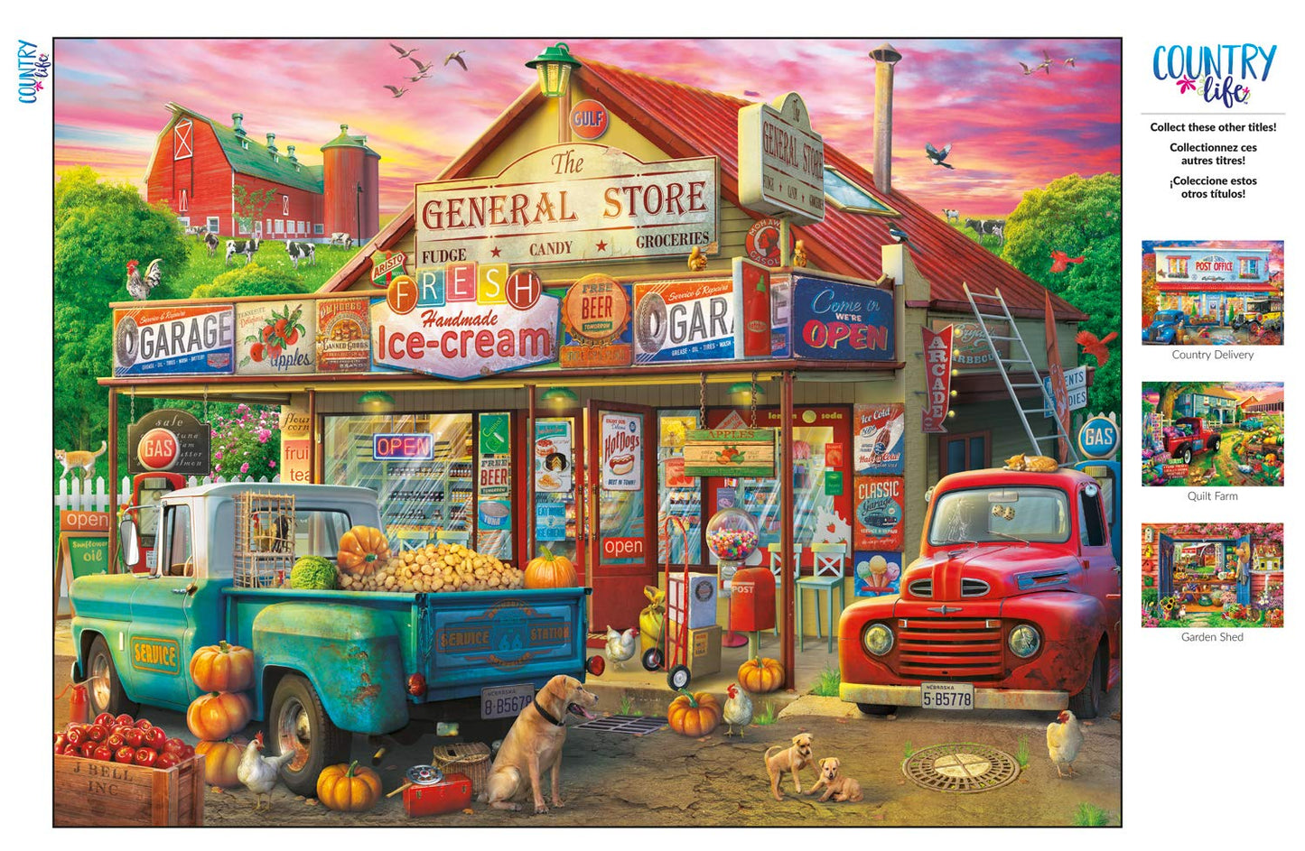 Buffalo Games - Eduard - Country Store - 1000 Piece Jigsaw Puzzle For Adults Challenging Puzzle Perfect For Game Nights - Finished Puzzle Size Is 26.75 X 19.75
