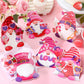 Chiisong 48 Pcs Valentines Day Craft Kits DIY Valentines Heart Craft Set Valentines Heart Ornaments Kit Make Your Own Valenti