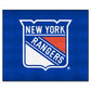 FANMATS 10479 New York Rangers Tailgater Rug - 5ft. x 6ft. Sports Fan Area Rug, Home Decor Rug and Tailgating Mat