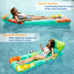 Jasonwell Inflatable Pool Float mature-themed - Pool Floaties Lounger Floats Floating Chair Raft with Adjustable Backrest Cup Holders Water Floaty Lake Lounge Tanning Floats Beach Party Toys for mature-themeds Fruit