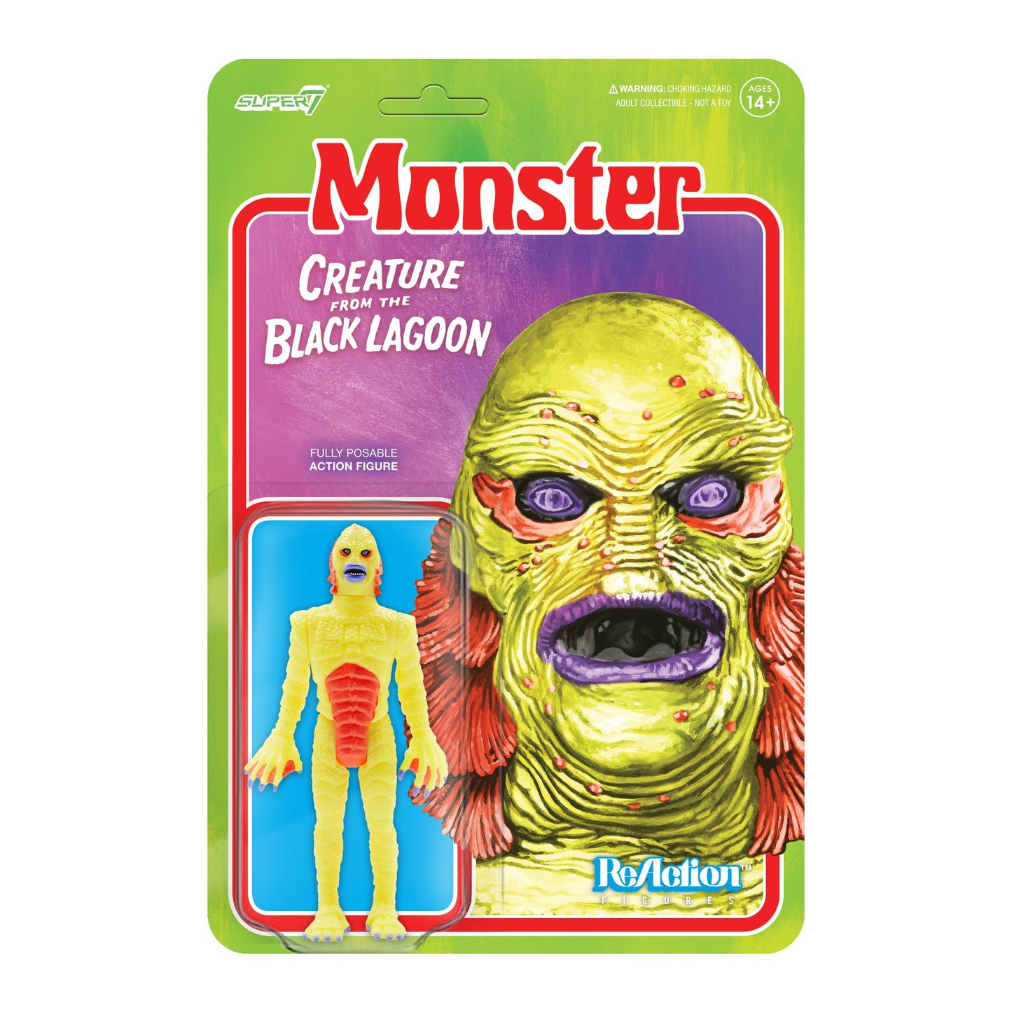 Super7 Universal Monsters Creature from The Black Lagoon (Costume Colors) - 3.75 Universal Monster Movies Action Figure Classic Movie Collectibles