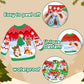 CY2SIDE 12 Set Christmas Ugly Sweater Scene Sticker for Kids Make a Winter Sweater Scene with Penguin Sticker Make Your Own Chri