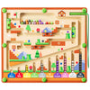 Zhiwuzhu Montessori Toys,Magnetic Color And Number Maze,Wooden Toys For Ages 2-4,Toddler Fine Motor Skills Toys For Boys Girls