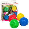 Edushape Sensory Balls For Baby - 4    Solid Color Baby Balls That Help Enhance Gross Motor Skills For Kids Aged 6 Months And Up