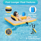 Calobana 2 Pack Inflatable Floating Chair Pool Floats Adult Pool Float Chair Pool Lounger Float With Armrest Backrest For Outdoo