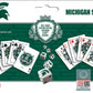 Masterpieces mature-themed Cards and Dice Set - NCAA Michigan State Spartans 2-Pack  Licensed