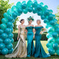 Jobkoo Teal Balloons 12 Inch Teal Blue Balloon 50 Pack Turquoise Latex Balloons Round Aqua Green Party Helium Balloons For Arch