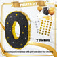 PCFING 20 Inch Number 8 Piata Gold Black with 30 Inch Piata Stick Blindfold Confetti for Man Women Kids Birthday Party Decoratio