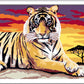 Ravensburger Creart Majestic Tiger Paint By Numbers Kit For Kids - Painting Arts And Crafts For Ages 11 And Up