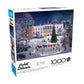 Buffalo Games 1000 Piece Jigsaw Puzzle - Michel Delacroix The White House in The Snow - Multicolor - 26.75 x 19.75 inches