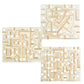 Sterling Games Wooden Labyrinth With 3 Swappable Boards – Classic Maze Game With 60, 36, And 25 Waypoints – Wooden Tilt Puzzle With Knob Control And 3 Steel Marbles For Kids Age 6+