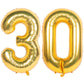 40 Inch Gold Number Balloons Helium Foil Mylar Balloon Birthday Party Banquet Decoration 30