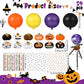 Simgoing 96 Pcs Halloween Party Favors Gift Trick or Treat Container Halloween Pencil Empty Giant Lollipop Stationery Candy Fill