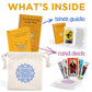 Sagesight Classic Tarot Cards Deck with Guidebook & enhanced Linen Carry Bag - Original Pamela Colman Smith Artwork - Tarot Cards for Beginners and Experts (Light)