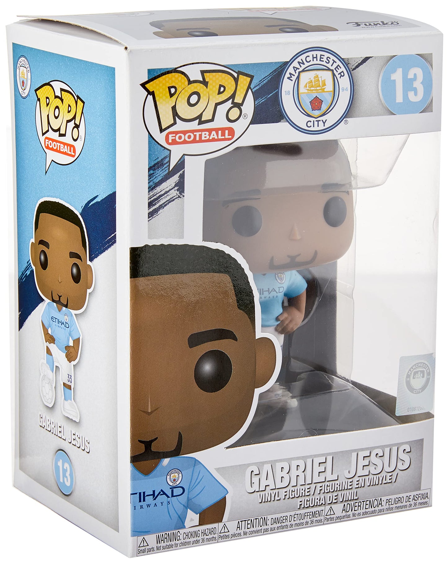 Funko Pop Football: Manchester City- Gabriel Jesus