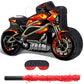 Shappy 3D Train Piñata Red Motorcycle Piñata Small Race Car Piñata With Blindfold Stick Confetti Railroad Bike Car Piñata For Racing Theme Birthday Party Decorations Supplies(Redmotorcycle)
