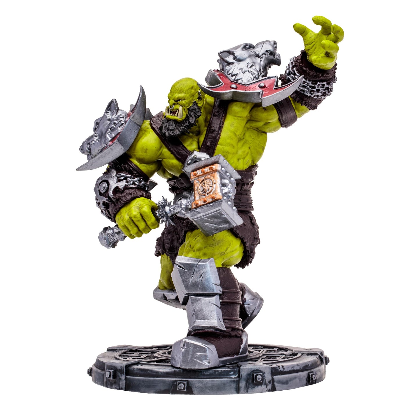 Mcfarlane Toys - World Of Warcraft Orc: Warrior/Shaman (Rare) 1:12 Scale Posed Figure