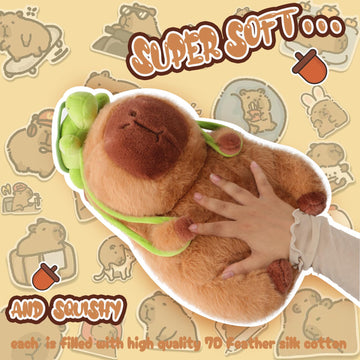 Chdblock Capybara Stuffed Animals,Capybara Plush Toys,Kawaii Rodents,Capybara Plushie Toys,Cute Capybara Stuffed Animals,Turtle