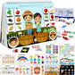 30Pcs Read And Rhyme Flip Books, Interesting Word Family Flip Books, Abc Vocabulary Cards, Sight Words Flash Cards Kindergarten,