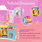 Glitter Girls Drive-Thru Window Set - Deluxe Play Food & Restaurant Playset for 14-inch Dolls - Small, Brown, Model GG57165C1Z