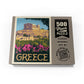 Mypuzzle Greece: The Parthenon, Vintage Poster - Premium 500 Piece Jigsaw Puzzle For Adults