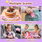 usrela Toys for 1 2 3 Year Old Girl Truck, 7-in-1 Girl Carrier Truck Car with Light & Sound, Toddler Girl Car Toys Age 1-3 2-4,