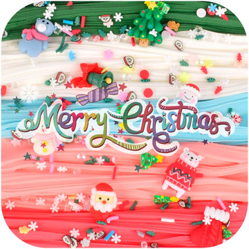 Christmas 4 Pack Butter Slime, Xmas Toys Kit, Classroom Party Favors For Kids 8-12, Party Favors For Classroom Birthday, Christm