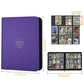 Trading Card Binder 12 Pocket  GERMUN PU Cover Card Binder for 720 Cards  enhanced Trading Card Holder Folders  Double Sided Pocket Card Album for MTG  TCG (Purple)