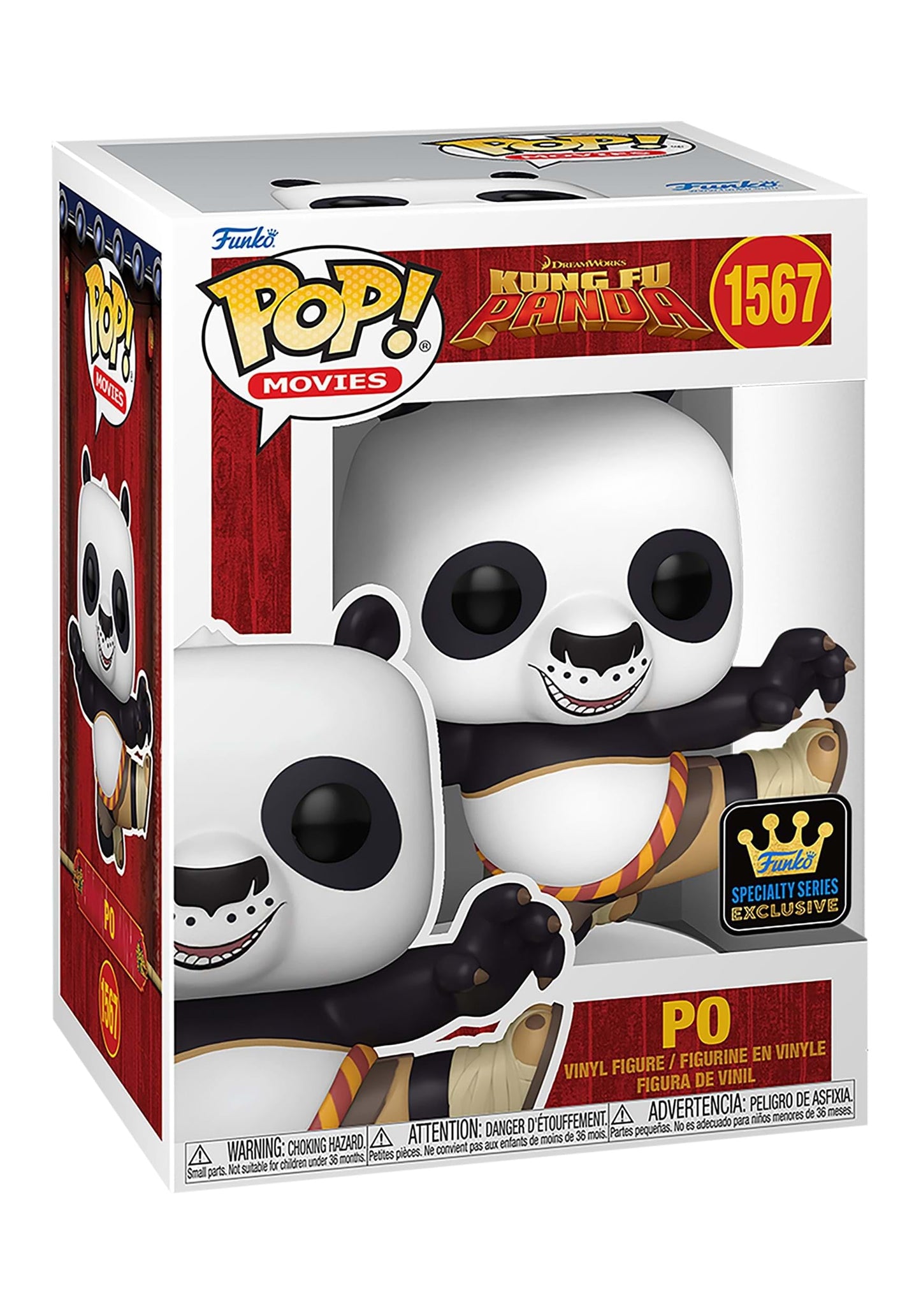 FUNKO POP! Movies: King Fu Panda - Po  DreamWorks 30th Anniversary (JD) (Styles May Vary)