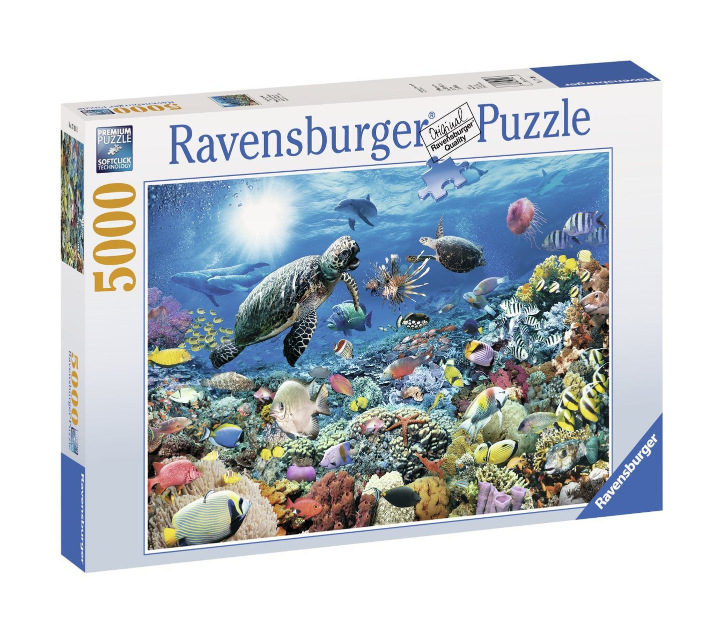 Ravensburger Beneath The Sea - 5000 Piece Jigsaw Puzzle | Precision Fit | enhanced Quality | Great Group Activity | FSC Certified